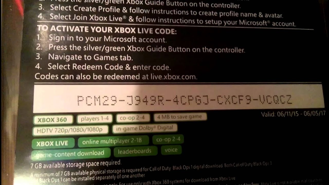 xbox one digital codes free